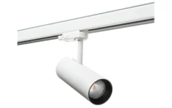 Skinnespot Zip Tube Mini, LED 17W, 3-faset, hvid/sort - SG Armaturen