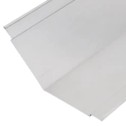 Skotrende dobbel 7'', 1 meter, blank aluminium