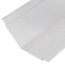 Skotrende dobbel, 6'', 1 meter, blank aluminium