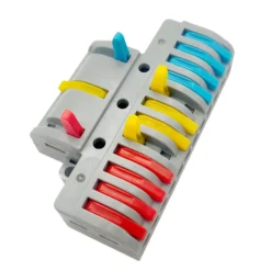 Skrueløs samlemuffe, 3 til 12 ledere, 250V, 32A, IP20