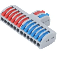Skrueløs samlemuffe - 2 til 12, 250V, 32A