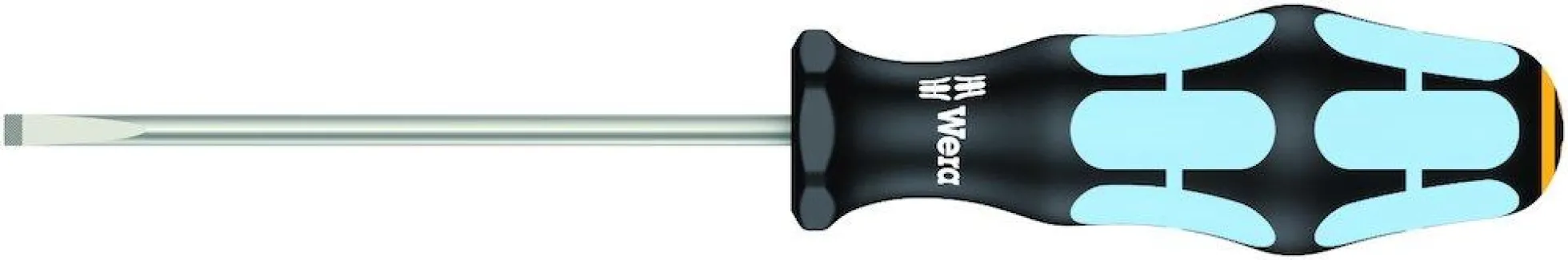 3335 Skruetrækker til lige kærv, rustfri stål, 0.8 x 4.0 x 100 mm