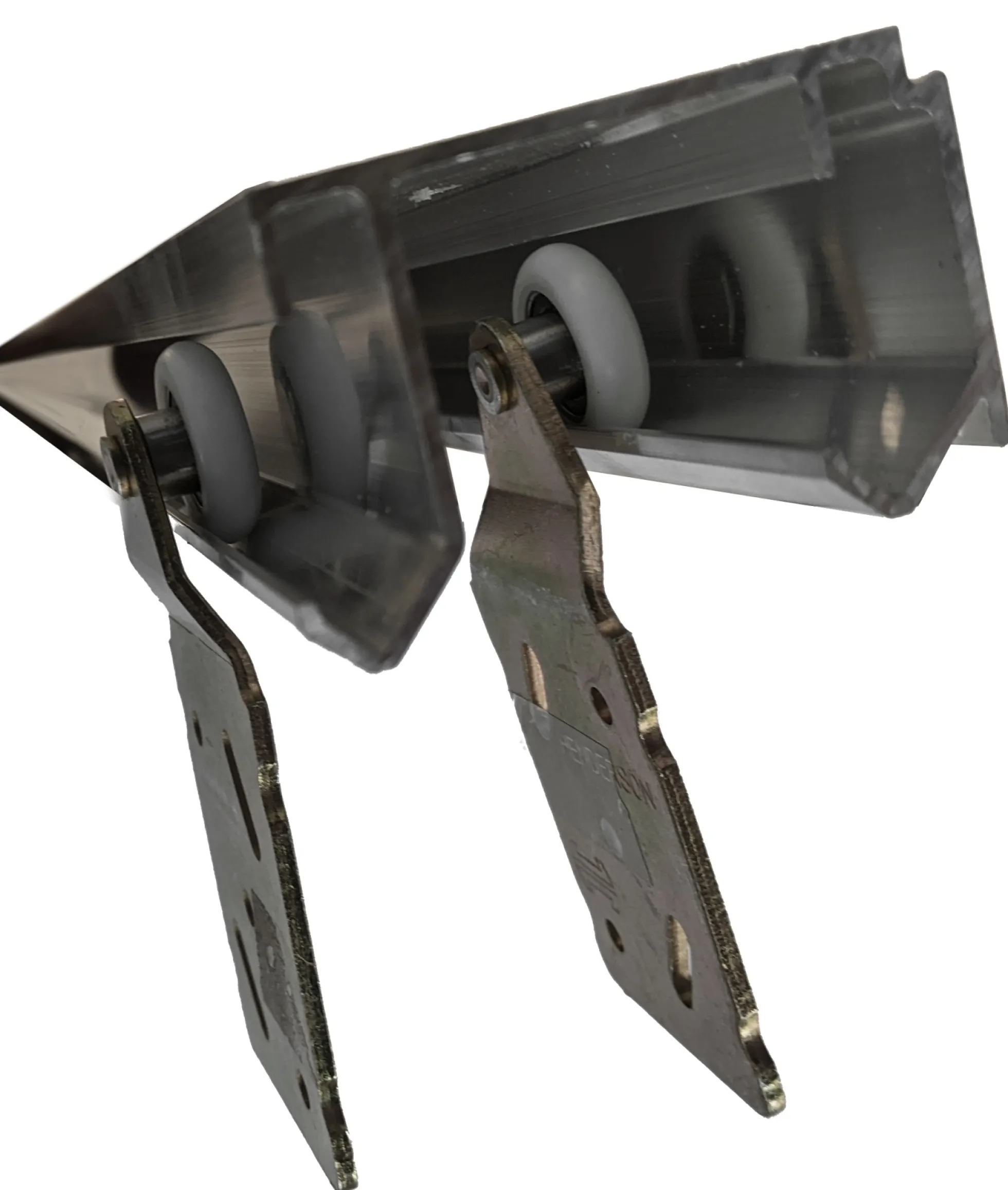 Skydedørsskinnesæt til dobbelt skydedør - Henderson Double Top