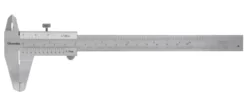 Skydelære med skruelås, 0-150 x 0,05 mm, 40 mm kæber - Diesella