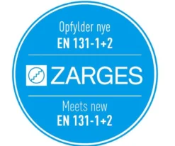 Skydestige 40247 pro, 5m, 2x10 trin, 2-delt - Zarges