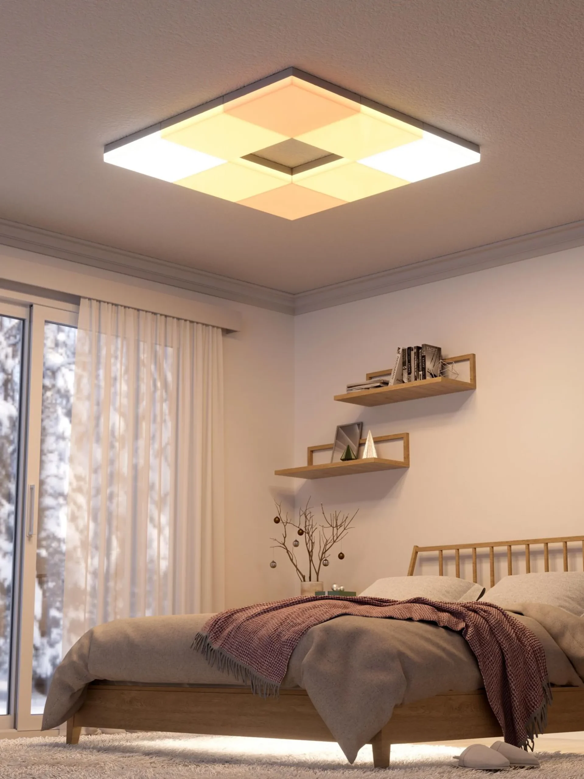 Skylight Smart LED-loftslampe startpakke, 3-pak - Nanoleaf