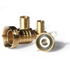 3/4" Slangeforskruning, Forkromet med Vinger