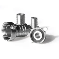 1/2" Slangeforskruning, Forkromet med Vinger
