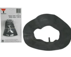 Slange 3.00 x 4, sort, gummi - til sækkevogne
