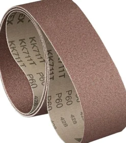 Slibebånd KK711T, aluminiumoxid, 10 mm x 330 mm, korn 60