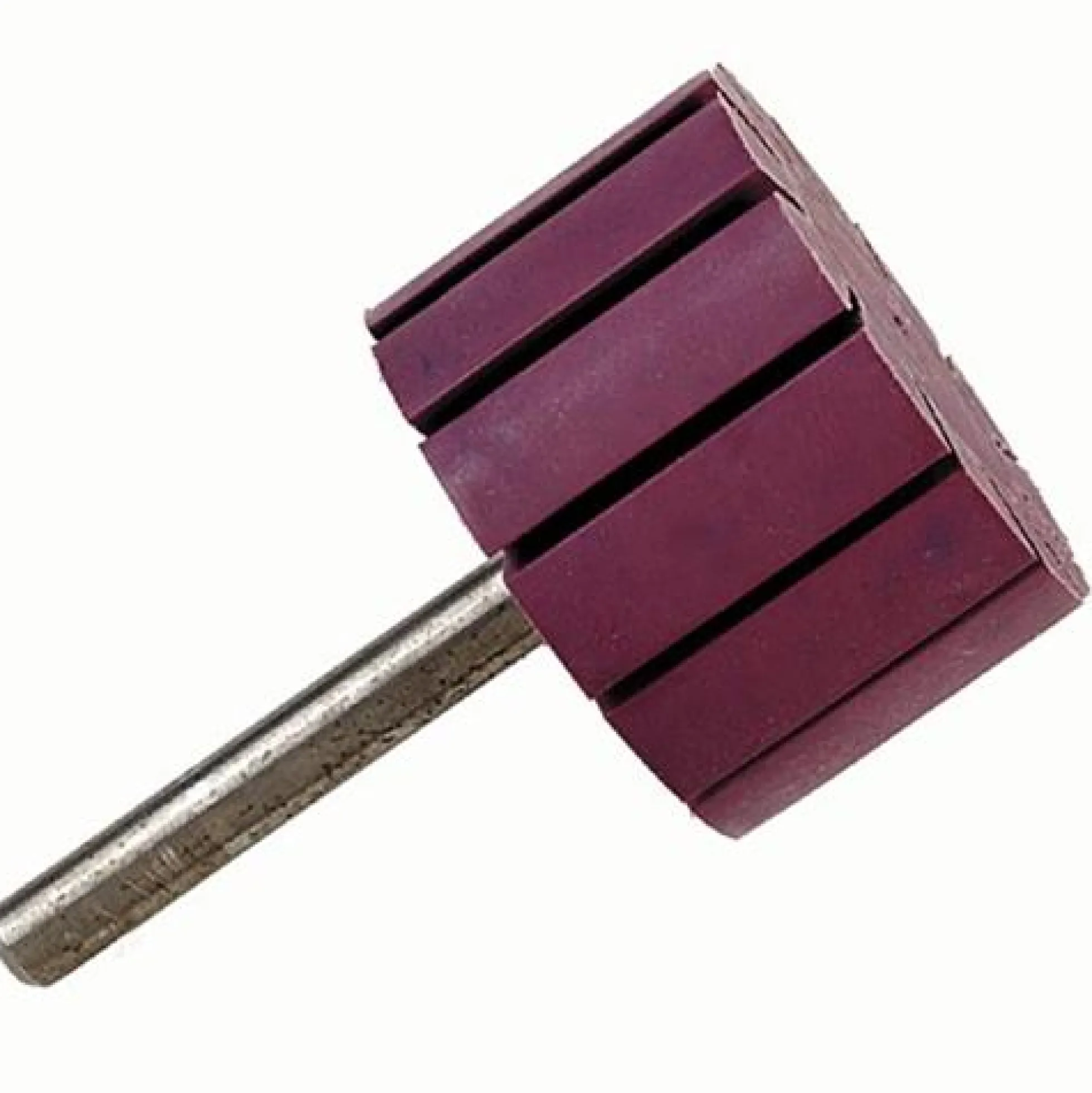 Slibebåndshoved lilla, 25x25mm, 6mm skaft