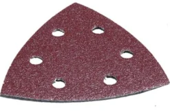 Slibepapir, Delta, med velcro, 94 x 94 mm, K120