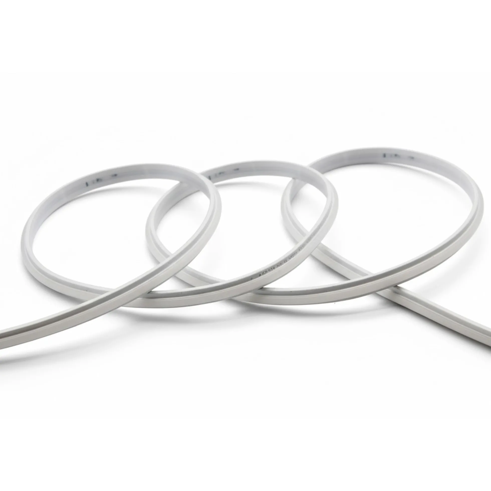 Slim COB LED strip vandtæt, 296/m LED, 9W/m, IP67, 230V, tape bagpå