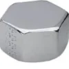 Slutmuffe, ½", forkromet messing, afzinkningsfri - Ezze