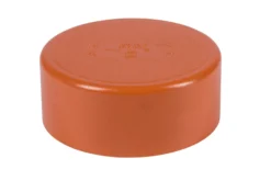 Slutmuffe glat PVC - Ø110 mm