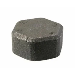 Slutmuffe, sort, 1 tomme