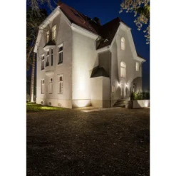 SLV Dasar 225 nedgravningsspot, rund, 3000K/4000K, 1620 lm, rustfri stål