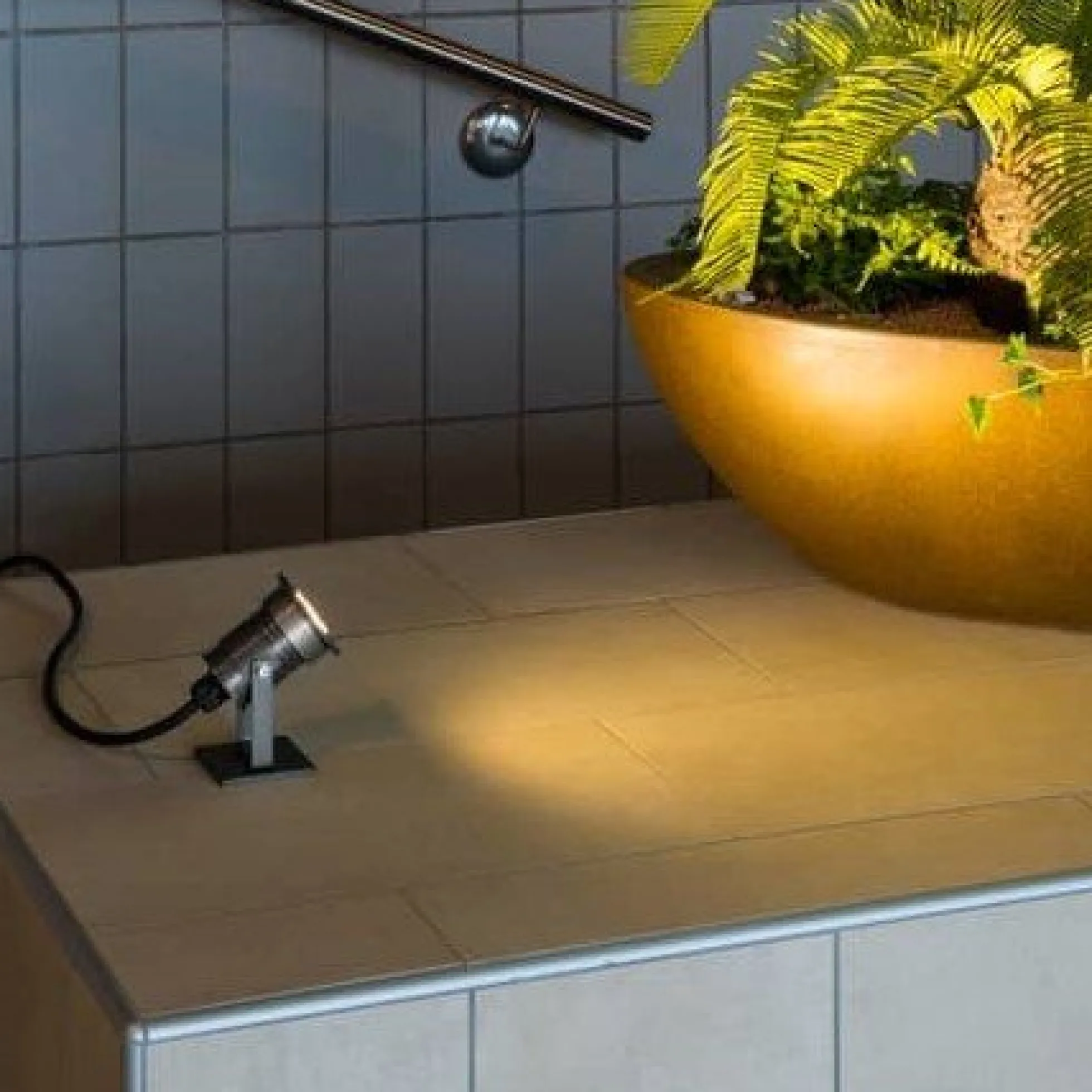 SLV Dasar Projector Pro, 3000K, rustfri stål