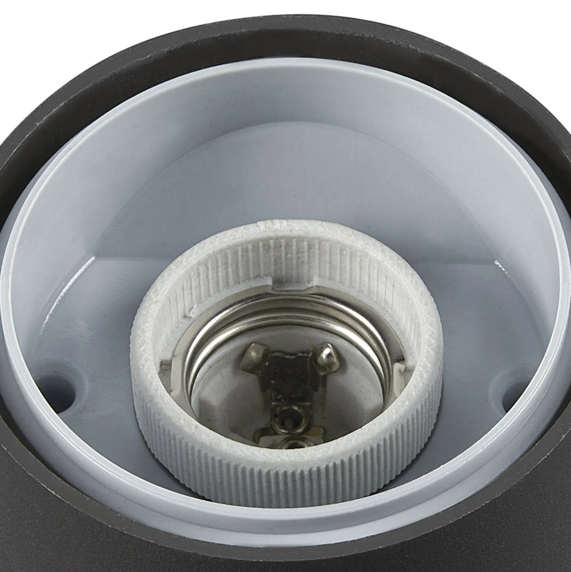 SLV Grafit bedlampe, rund, E27, antracit