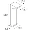 SLV IPERI 50 standerlampe, antracit, 4000K