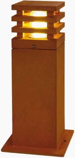 SLV RUSTY pullert, E27, rusten brun