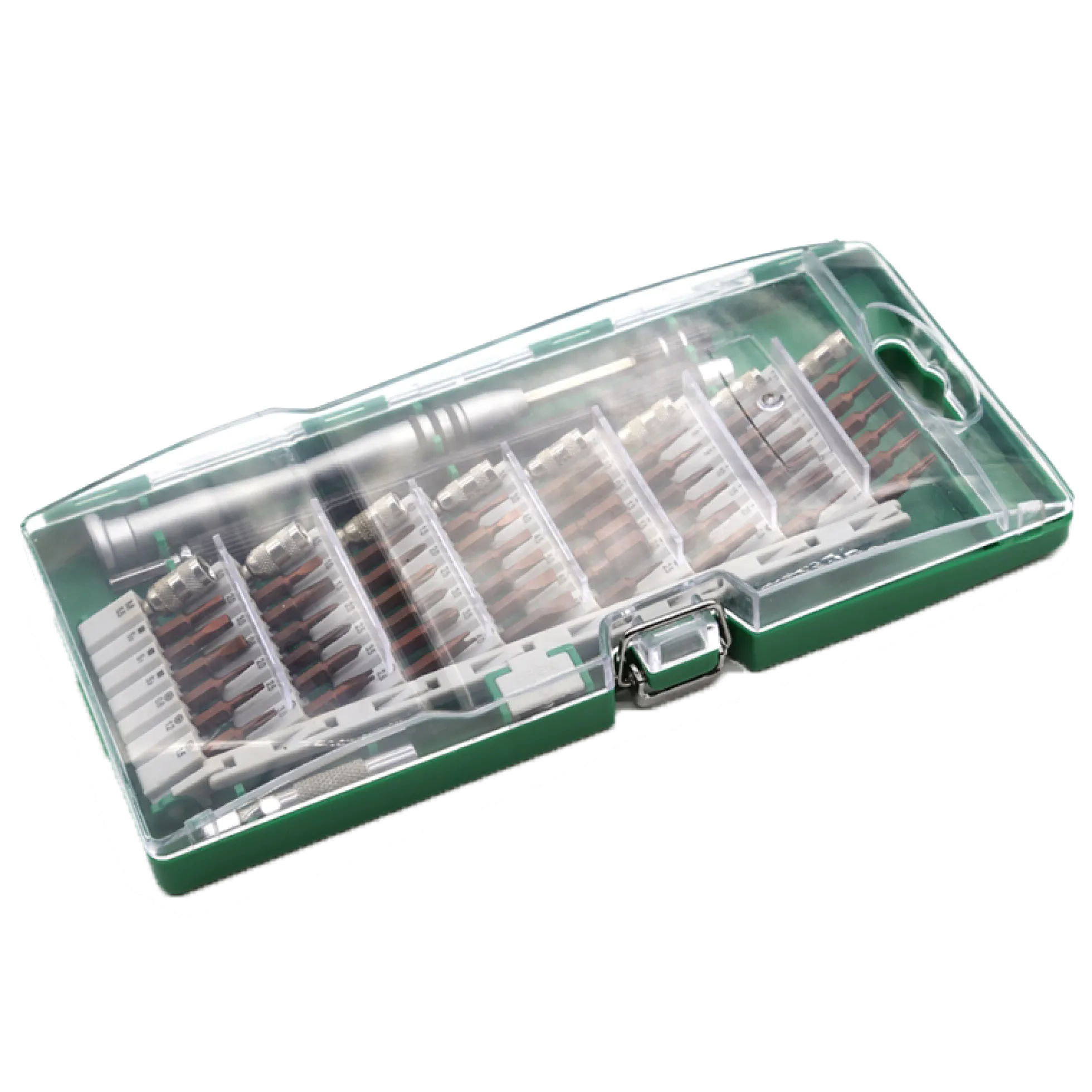 Smartphone Repair Kit, 58 pcs, Precision CRV, grøn