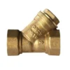 Snavssamler 3/4", messing, muffe/muffe