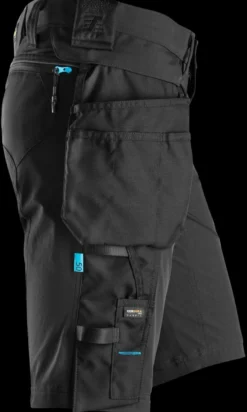 Snickers shorts 6108 LiteWork, stretch, aftagelige hylsterlommer, sort, str. 56