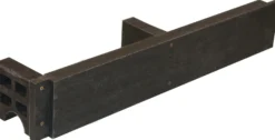 Sokkelaffugter Dutra, 200 x 180 x 1000 mm, plast, uden bund og rist