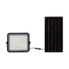 Solara LED projektør, 10W, 800lm, IP65, kold hvid, inkl. fjernbetjening og solcellepanel