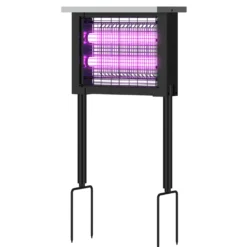 Solcelle insektlampe, sort, IP65, 20W, 120m2