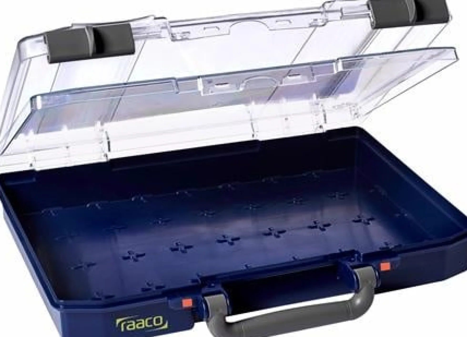 Sortimentskasse CarryLite 55 4x8-0 DL, uden indsatse, blå - Raaco