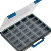 Sortimentskasse med låg, CarryLite 55 5x10-25/1, inkl. 25 indsatse, blå - Raaco