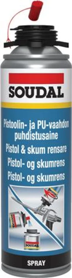 Soudal Rensevæske, Gun & Foam, 500 ml