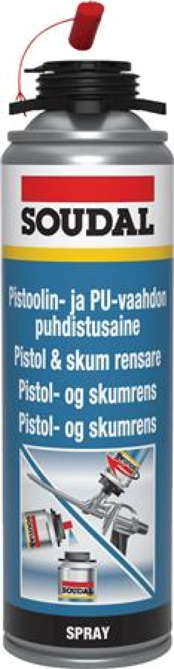 Soudal Rensevæske, Gun & Foam, 500 ml
