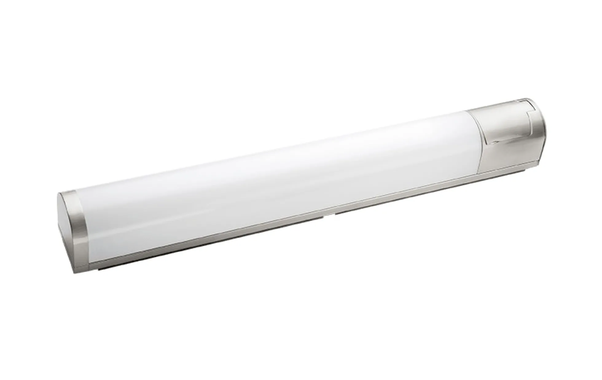 Spejlarmatur Prelude LED, 16W, 2700K, med udtag, børstet stål