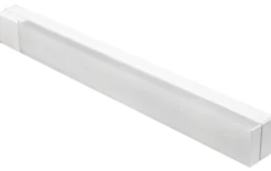 Spejlarmatur Prelude Square LED, med udtag, hvid