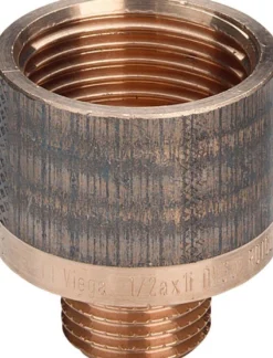 Spidsmuffe 3/4" x 1/2" rødgods, 10 bar, DVGW - Viega