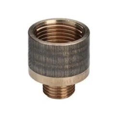 Spidsmuffe, 1" x 3/4", rødgods silicium bronze