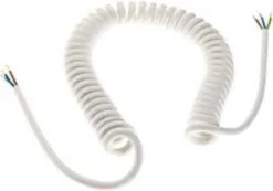 Spiralkabel, tilslutningsledning til apparater og maskindele