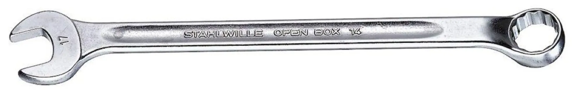 Stahlwille ringgaffelnøgle lang model, 19 mm, 265 mm