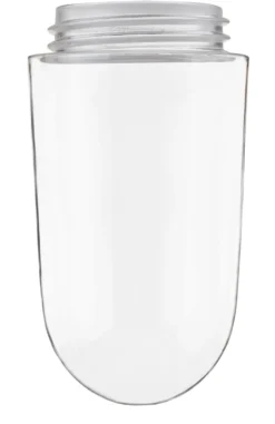 Staldglas Ø100 mm, H160 mm, gevind 84,5 mm, klar