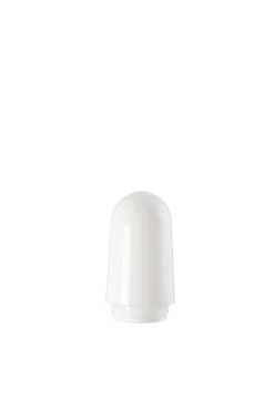 Staldglas Ø100 mm, H165 mm, gevind 84,5 mm, opal