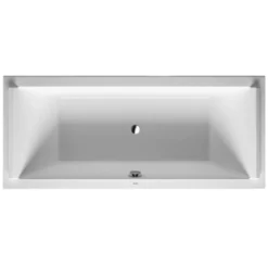 Starck badekar til indbygning 180 x 80 cm. Afløb i midten – Duravit