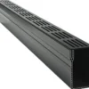 Star Drain PVC-rende med sort aluminiumsrist, 65 x 103 x 1000 mm