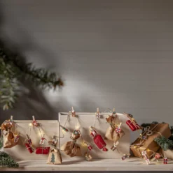 Star Trading Clippy advent lyskæde med klemmer, 24 stk, 2,4 meter