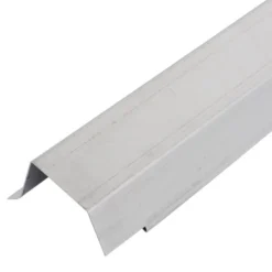 Sternkapsel skrå, 25 mm, 1 meter, blank aluminium