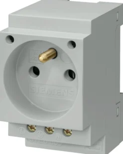 Stikdåse for DIN-skinne, fransk, 16A - Siemens