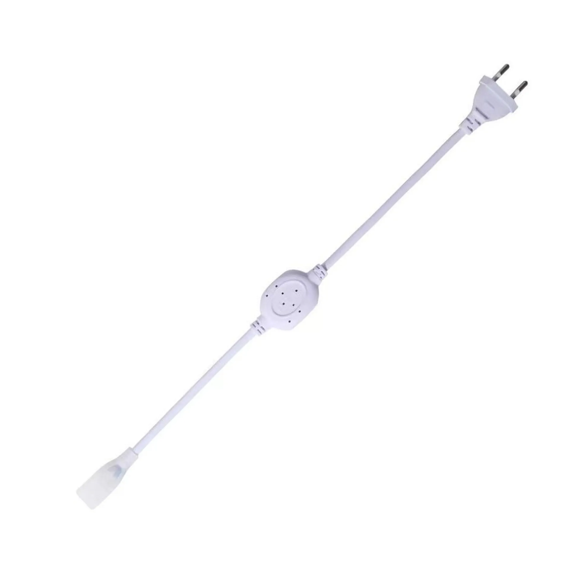Stik til D15 CLIP-ON Neon Flex LED, inkl. endeprop, IP67, 230V