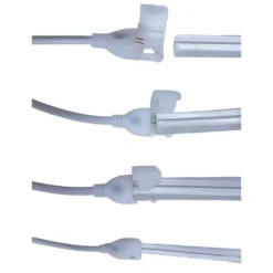 Stik til 8x16 CLIP-ON Neon Flex LED, inkl. endeprop, 230V